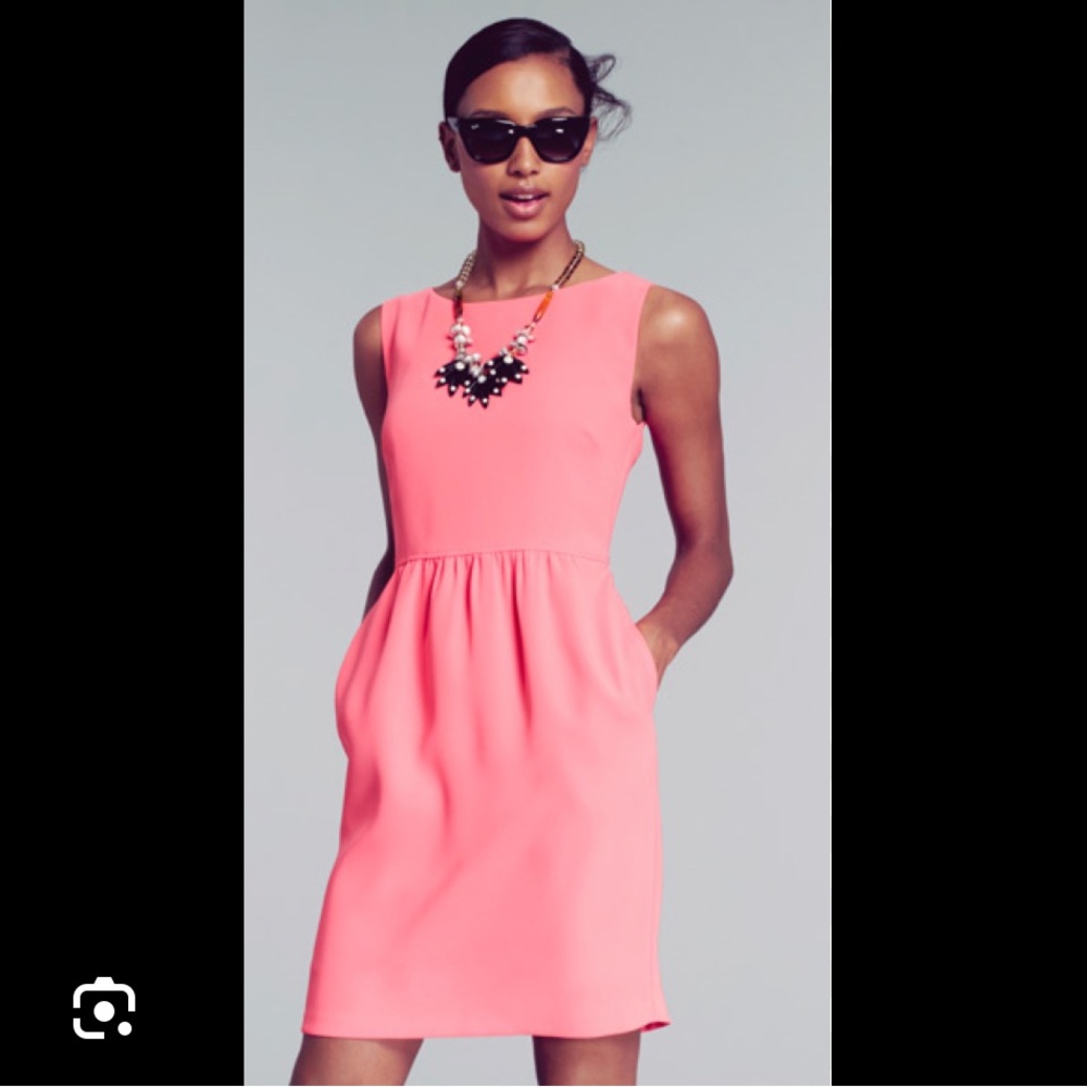 NWT J. Crew Black Asymmetrical Sheath Dress